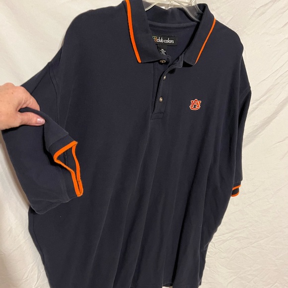 2XL Tigers Auburn University Polo Shirt Navy Blue & Orange - Picture 9 of 9